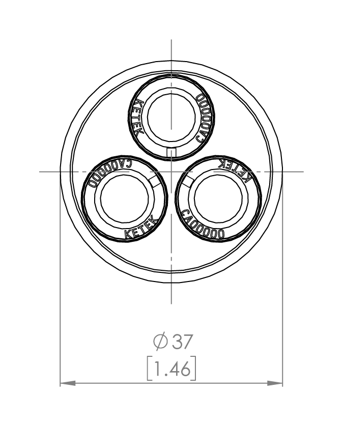 Array 3.0 Geometry Front View 3 Channels