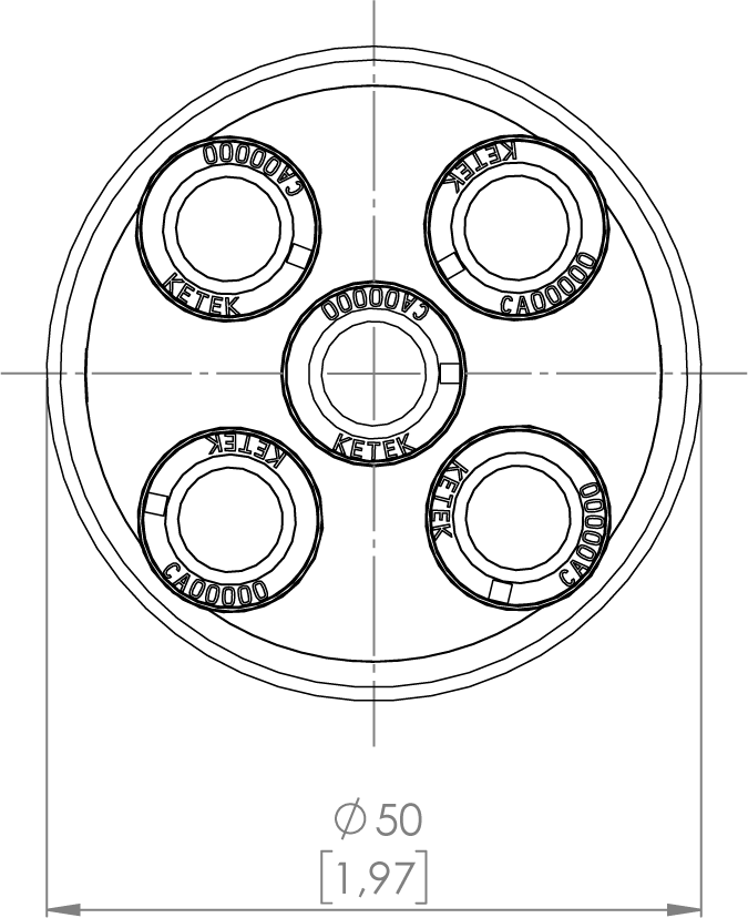 Array 3.0 Geometry Front View 5 Channels
