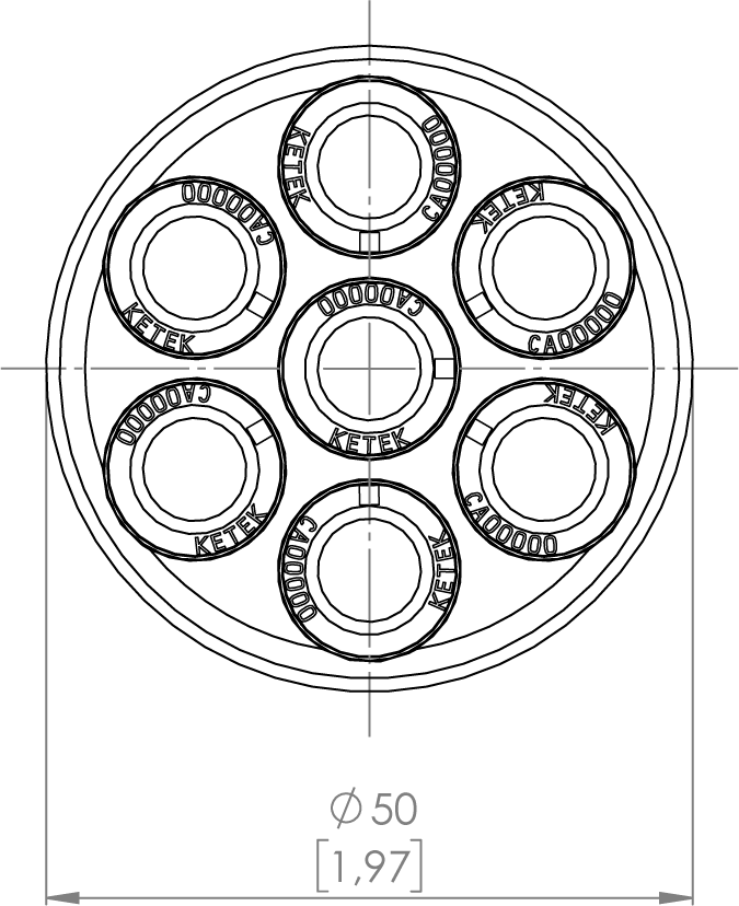 Array 3.0 Geometry Front View 7 Channels